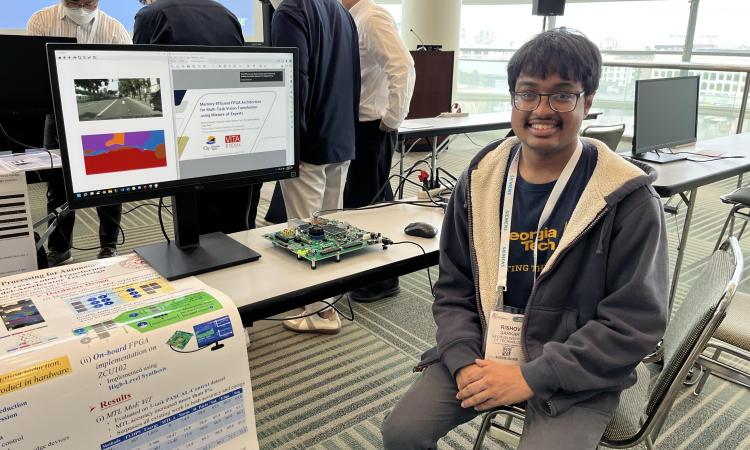 Rishov Sarkar, a second-year Ph.D. candidate in the Georgia Tech School of Electrical and Computer Engineering (ECE)