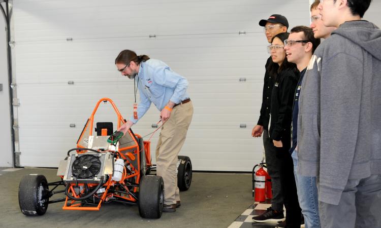 HyTech Racing vehicle undergoes electrical inspection
