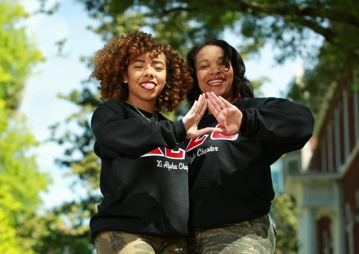 Sybrina Atwaters (EE94) and Milan Johnson (BME2019), Xi Alpha Chapter (Georgia Tech chapter) of Delta Sigma Theta Sorority , Incorporated only mother-daughter legacy. Both were #4 on their respective membership intake lines 27 years apart.