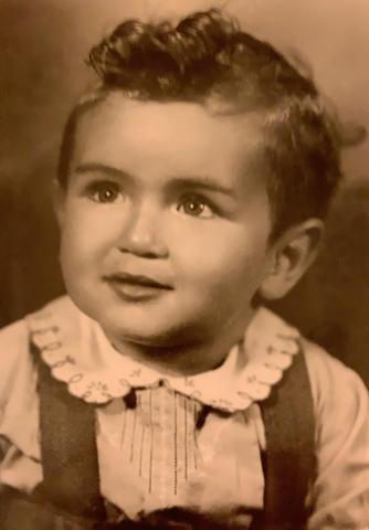 Baby photo of Alek Szlam Baby photo of Alek Szlam