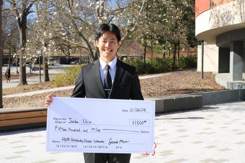 Joshua Chio, winner of this year’s HKN Outstanding Student Scholarship