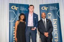 Garret Langley B.E.E. ’09 at the 2022 CoE Alumni Awards 